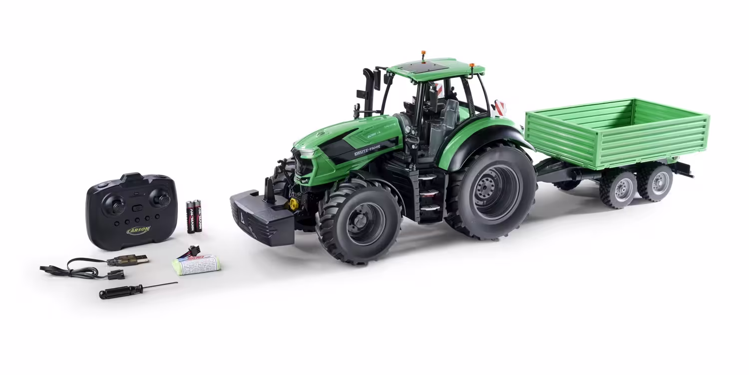 RC Traktor Deutz-Fahr 8280 TTV mit Anhänger eilbote-onlineshop - Agrarfox