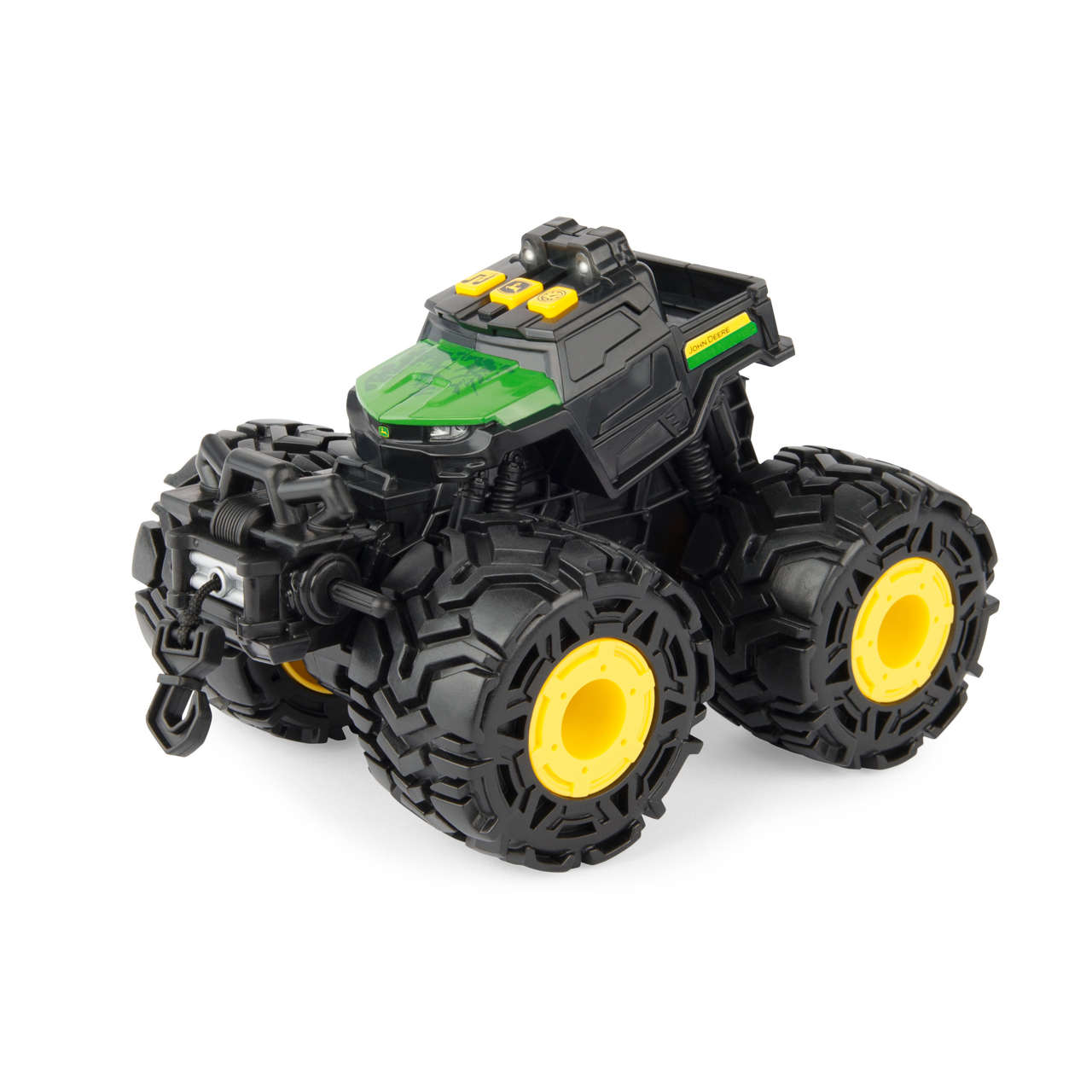 John Deere Licht und Sound Gator vom Modellhersteller Britains und aus der Serie John Deere Monster Treads. Er ist ideal Spielen für Kinder ab 3 Jahren. Inkl. 3 x LR44 Batterien-1