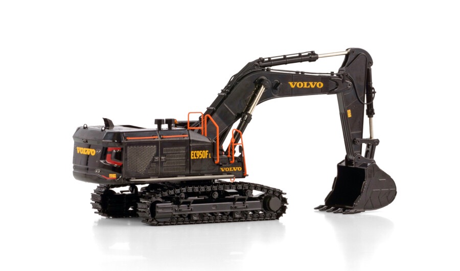 Volvo EC950F Schwarz Modell von WSI Models 1:50