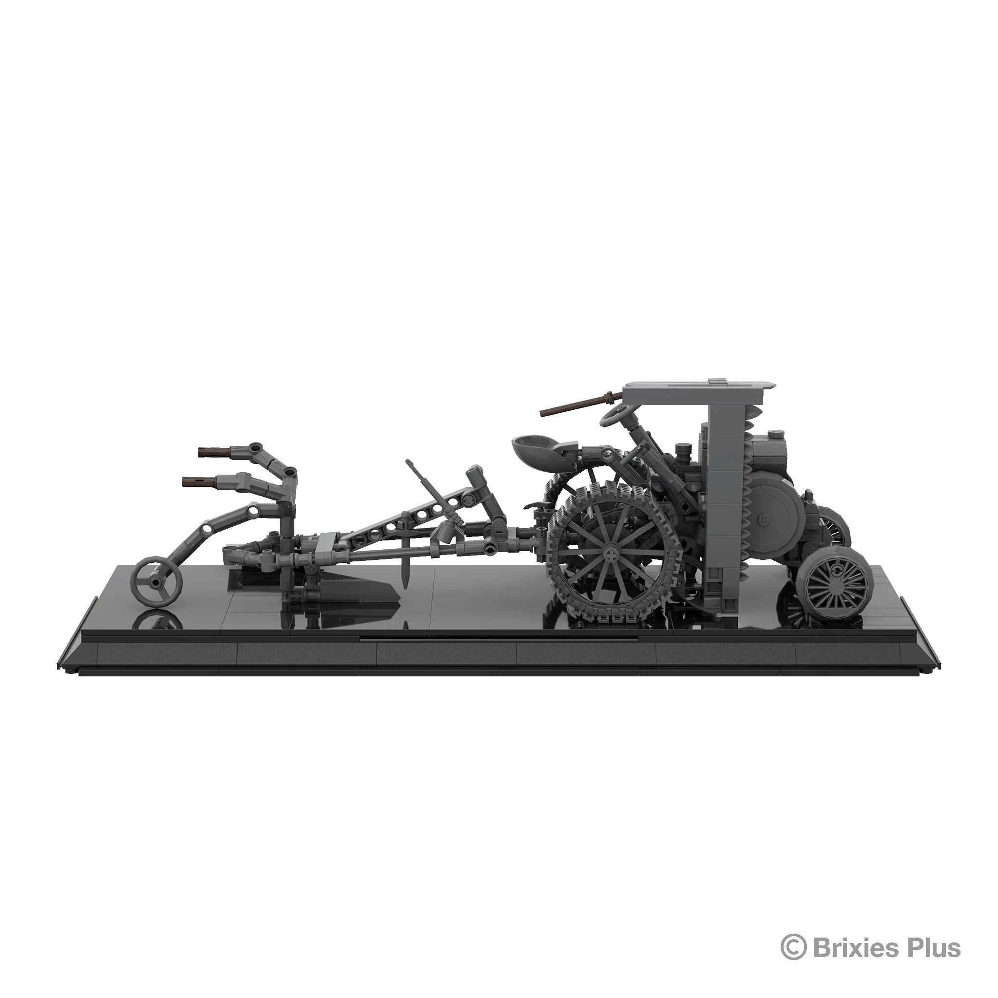 BRIXIES Plus Fendt Dieselross 1930 Limited Edition (grau) Modell von Brixies Plus 1:32
