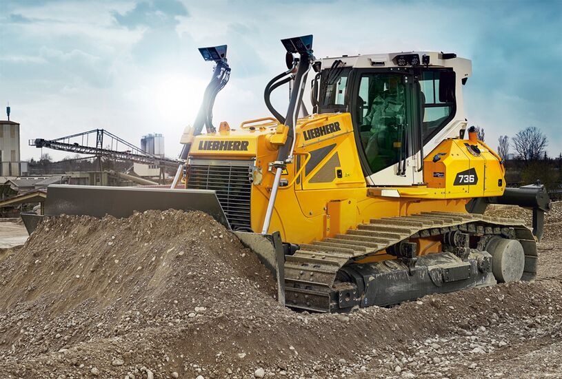 Planierraupe PR736 Puzzle 60 Teile Liebherr