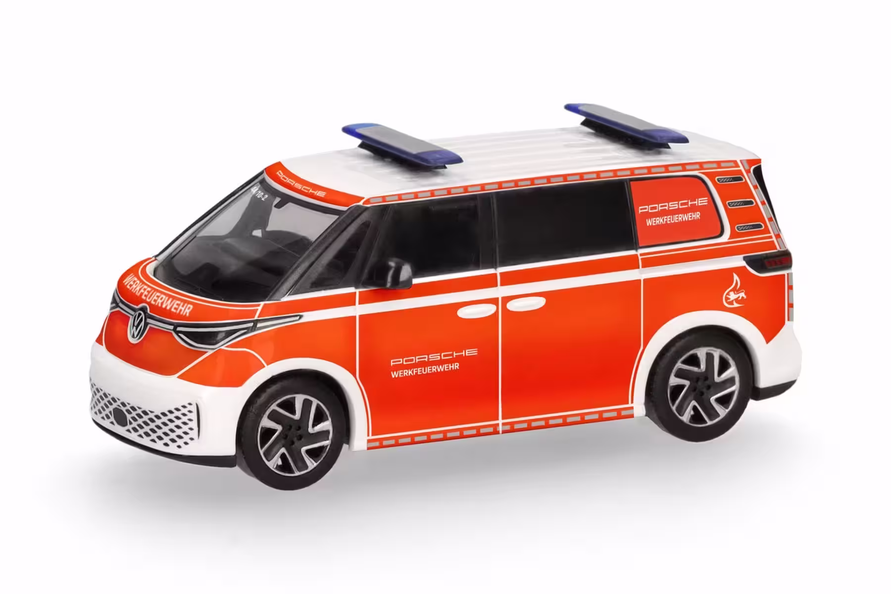 VW ID.Buzz Werkfeuerwehr Porsche -  Badewürttemberg/Stuttart  Modell von Herpa 1:87 eilbote-onlineshop - Agrarfox