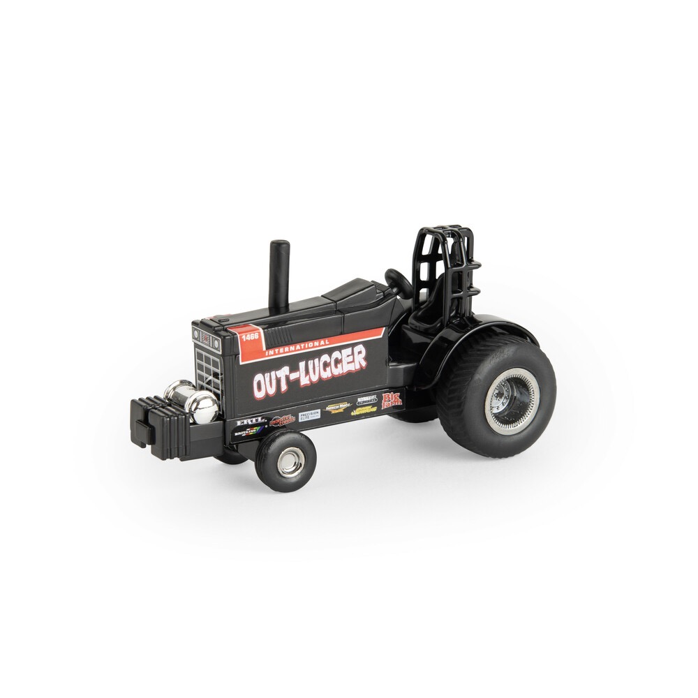 IH Vintage Pulling Tractor Out-Lugger schwarz Modell von Ertl 1:64