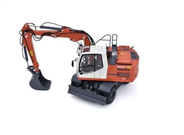 Atlas 185W Bagger mit Nokian Reifen Modell von At Collections 1:32