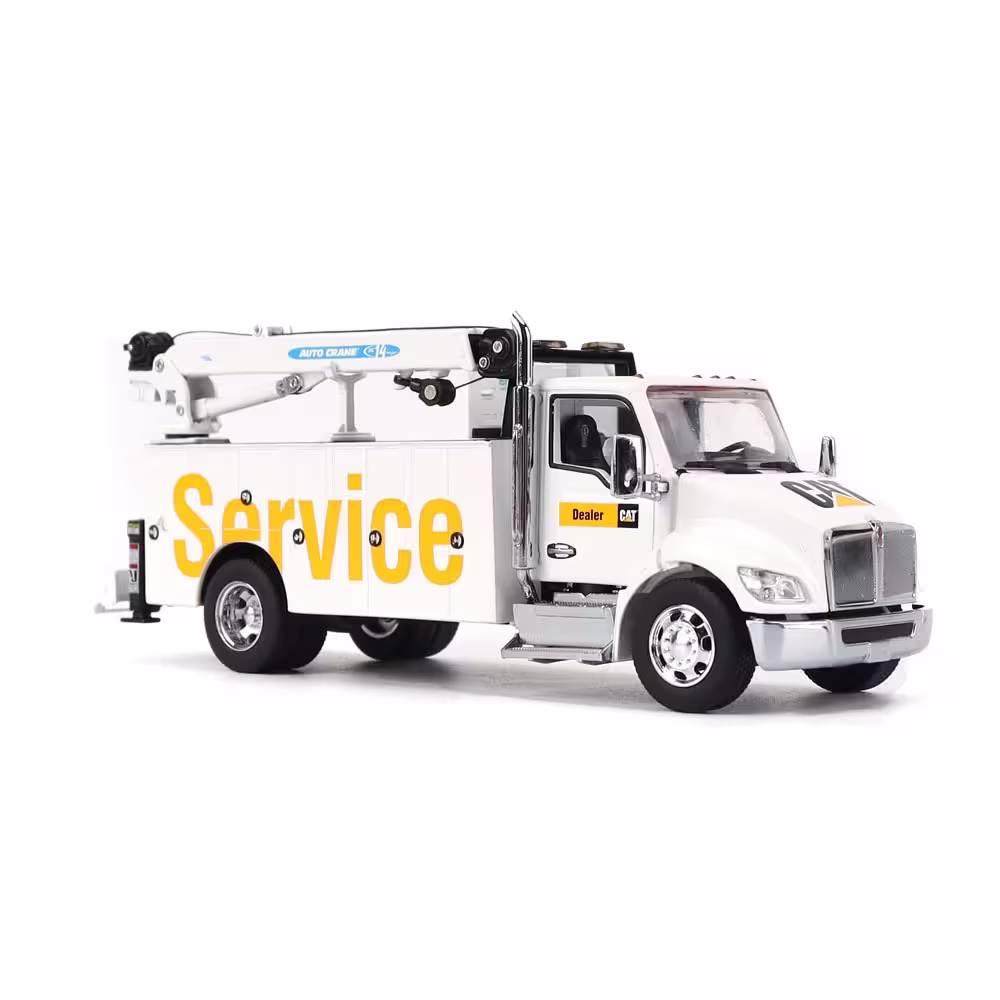 Cat Service Truck mit Kran auf einem Kenworth T380 Modell von DieCast Masters 1:50 eilbote-onlineshop - Agrarfox