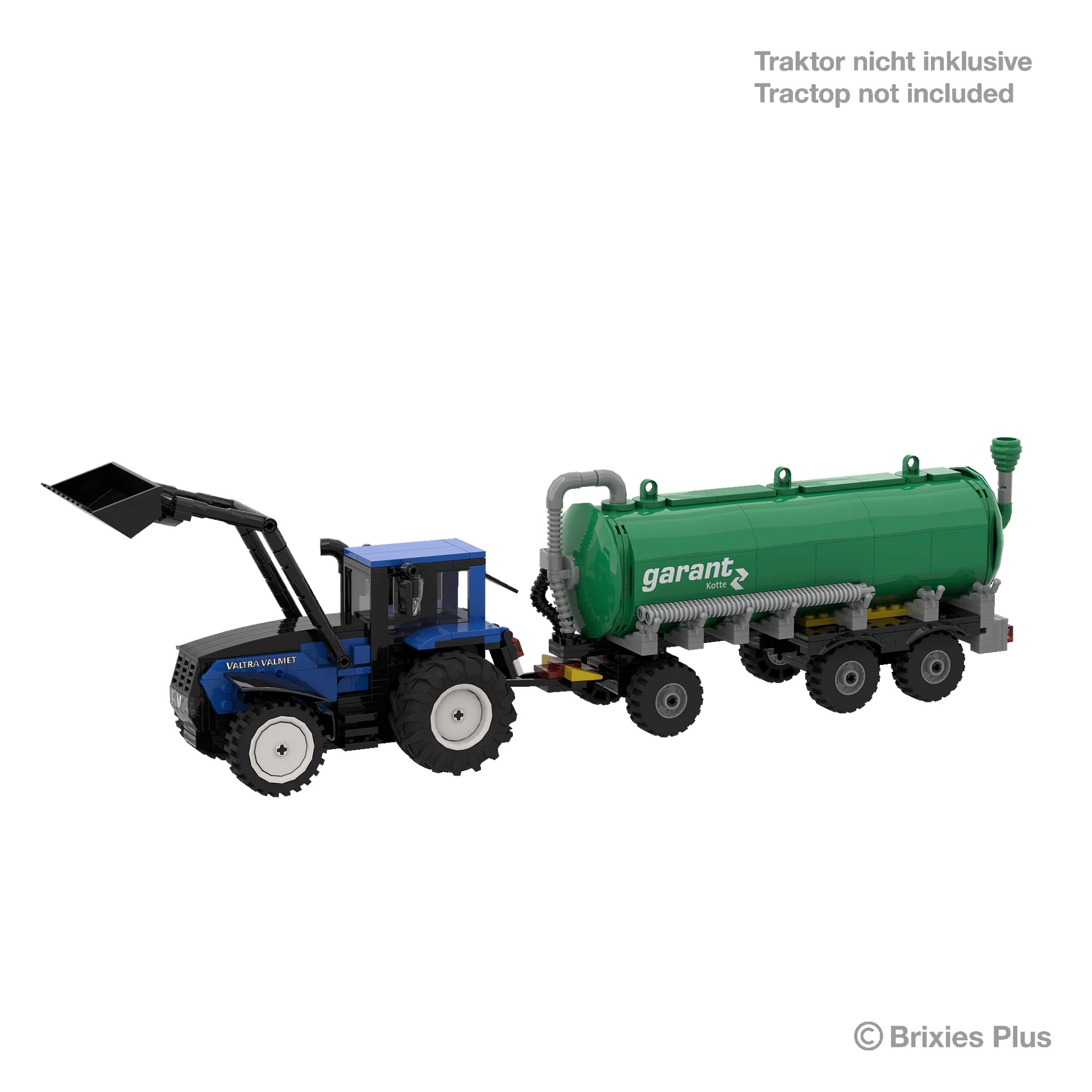 BRIXIES Plus Garant Kotte Tankanhänger Modell von Brixies Plus 1:32