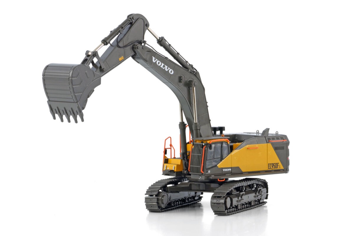 Volvo EC950F Gelb Modell von WSI Models 1:50