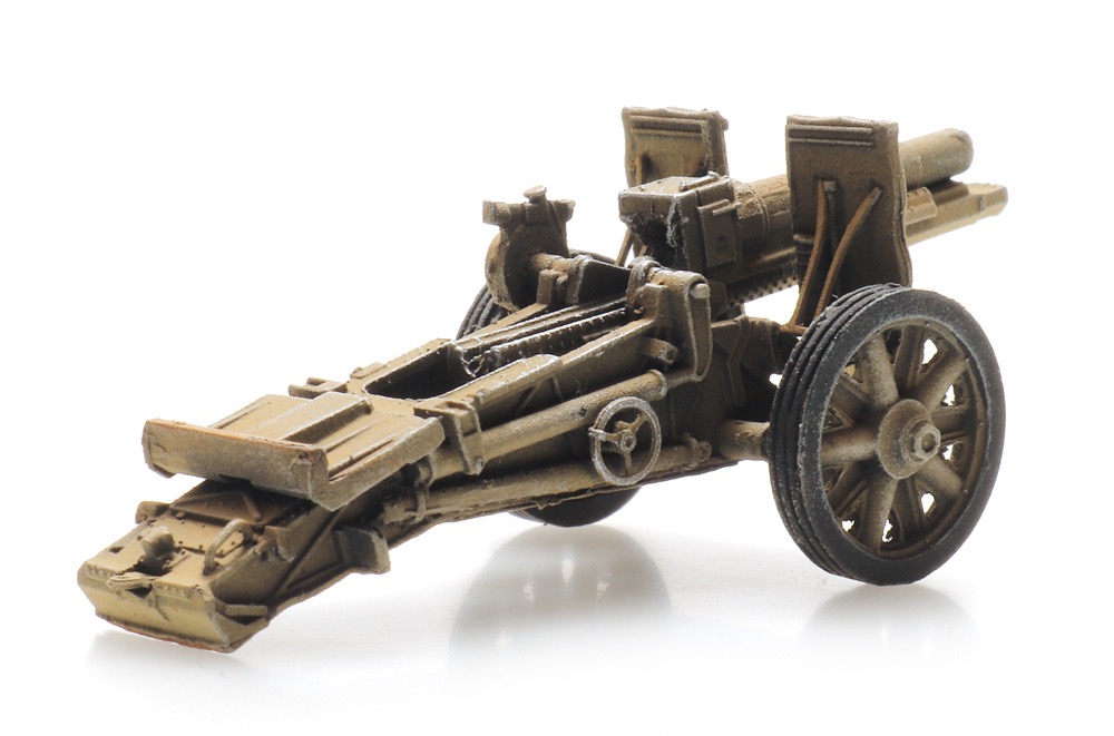 15 cm sIG 33 (schweres Infanterie Geschütz 33) Afrika Modell von Artitec 1:87