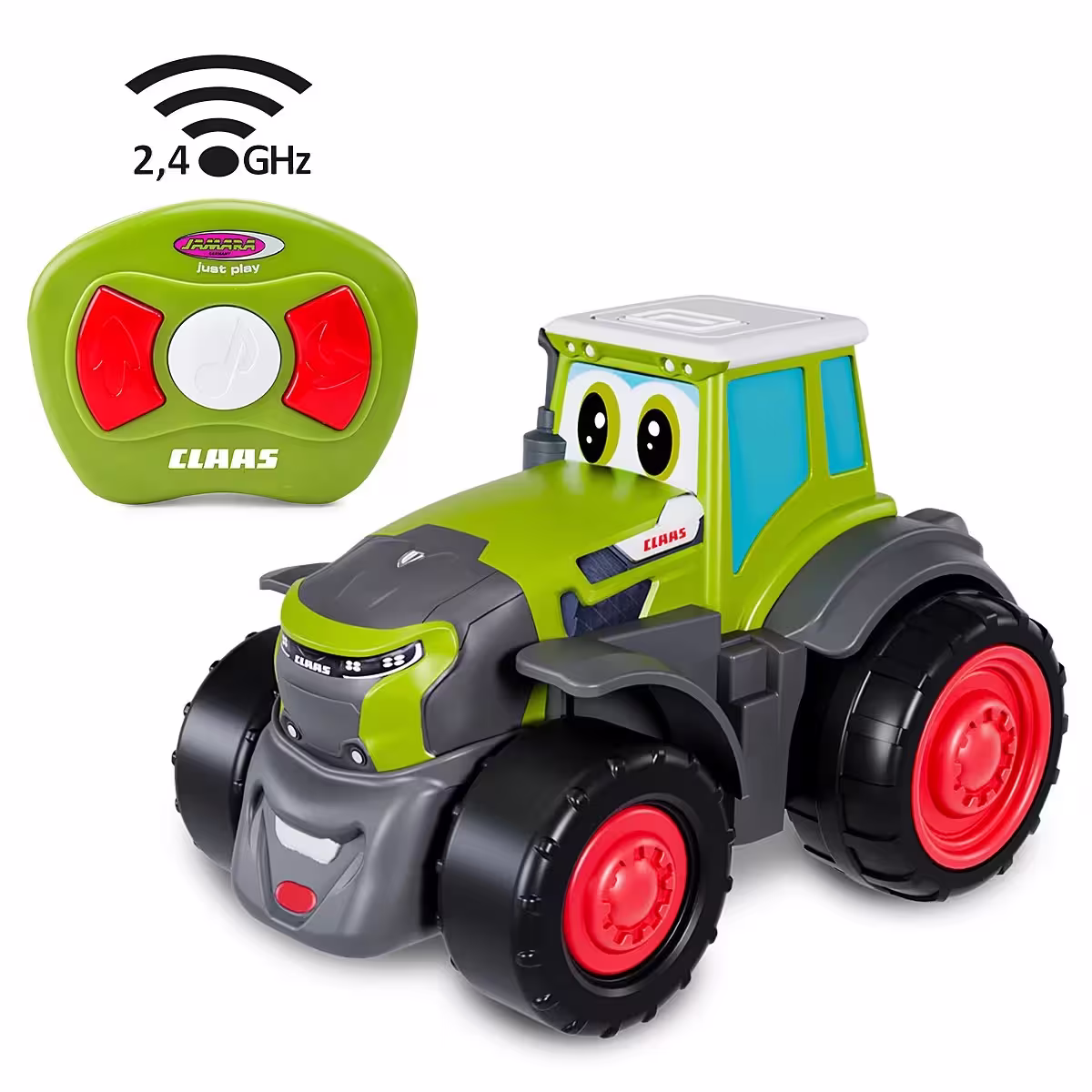 MA76142-1 Artikelname: Claas My First RC Traktor 2,4 GHz mit Sound Originalhersteller: Claas von Jamara Hersteller-Nr: 405324