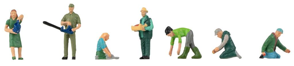 In der Gärtnerei 7er Set Modell von Faller 1:87
