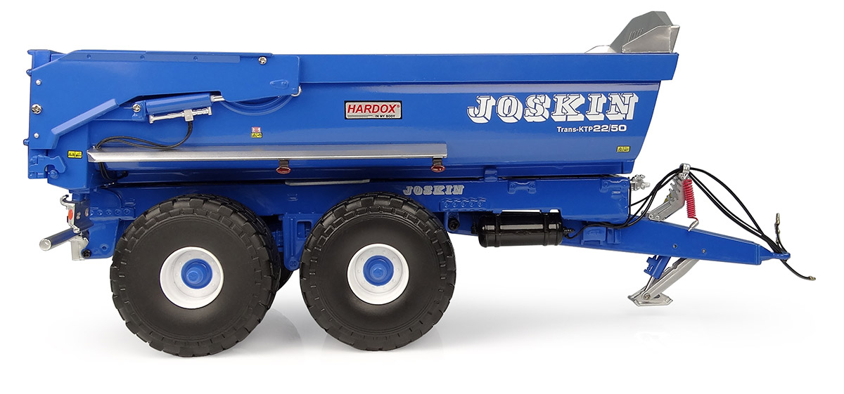 Joskin Trans-KTP 27/65 TRM Kipper blau Lim. Edt. Modell von Universal Hobbies 1:32