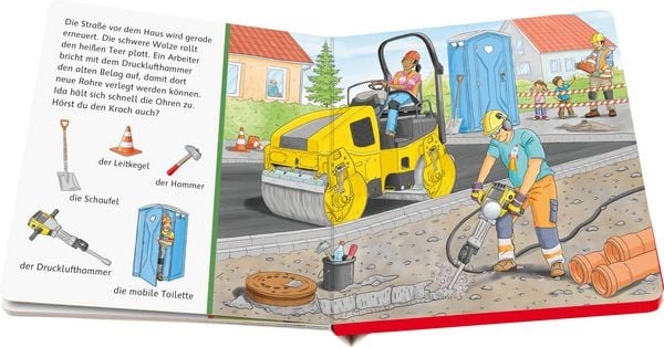 Hör mal hin Sachen suchen Sachen hören Baustelle 