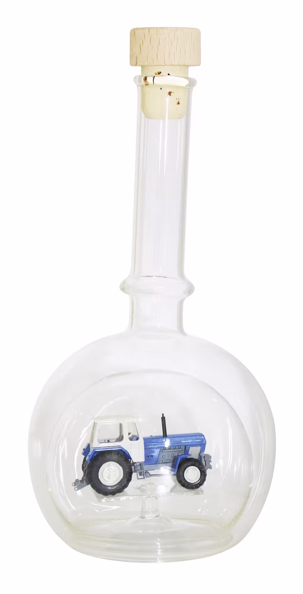 Edelglasflasche Fortschritt ZT 303-D blau eilbote-onlineshop - Agrarfox