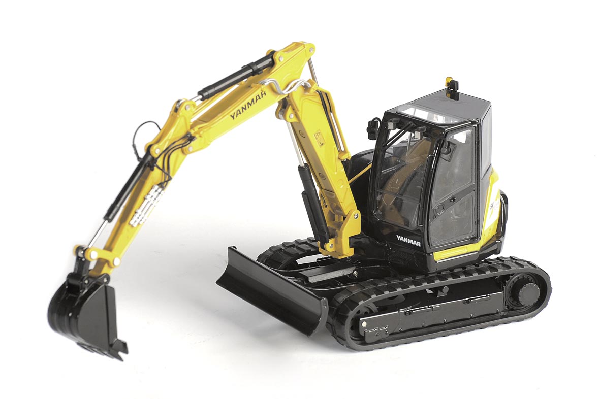 Yanmar SV100-2 PB Kompaktbagger Modell von ROS 1:32