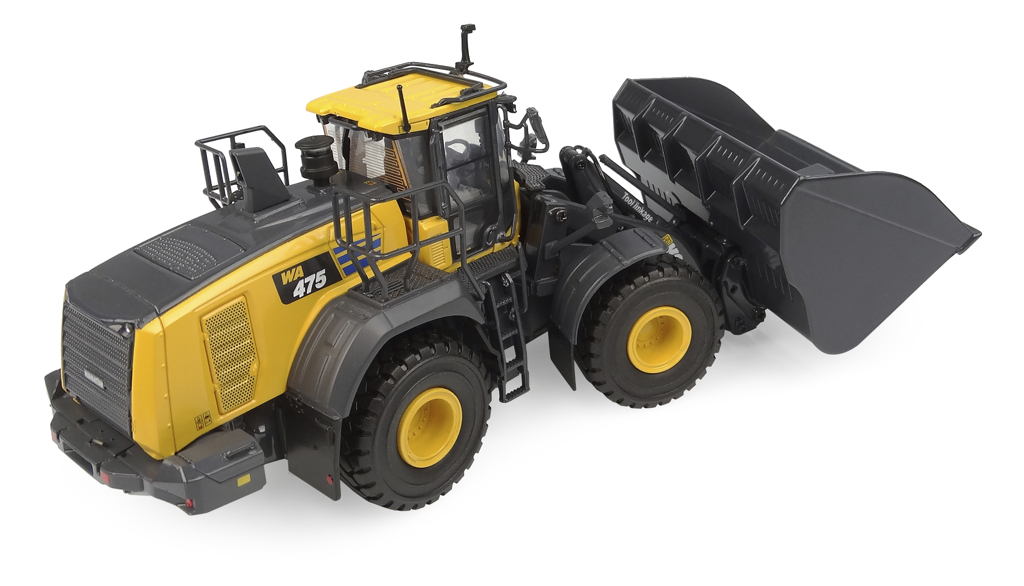 Komatsu WA475-10 mit hoher Kippschaufel Modell von Universal Hobbies 1:50