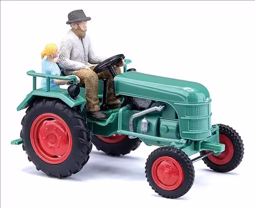 Traktor Kramer KL 11 mit Bauer und Kind Bj. 1953 Modell von Busch 1:87 eilbote-onlineshop - Agrarfox