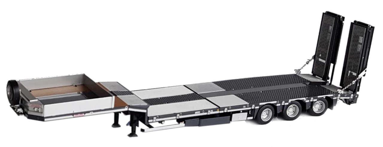 Nooteboom Tieflader MCOS 48-03 mit Metallgittern anthrazit -1