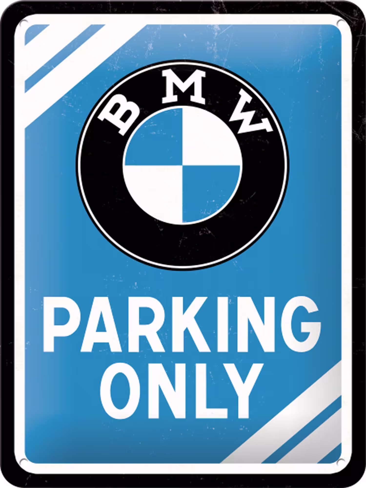 Blechschild „BMW Parking Only“ 15 x 20 cm eilbote-onlineshop - Agrarfox