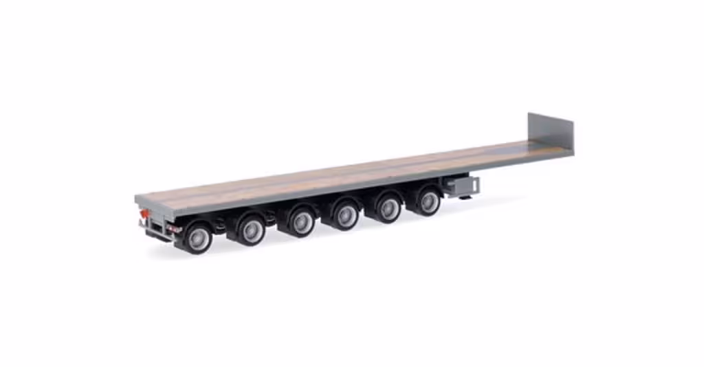 Nooteboom Ballasttrailer 6achs - grau Modell von Herpa 1:87 eilbote-onlineshop - Agrarfox