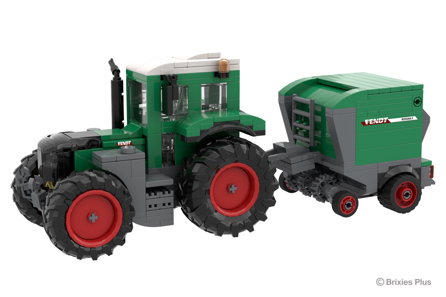 Fendt 620 Vario x Brixies Plus Klemmbausteine