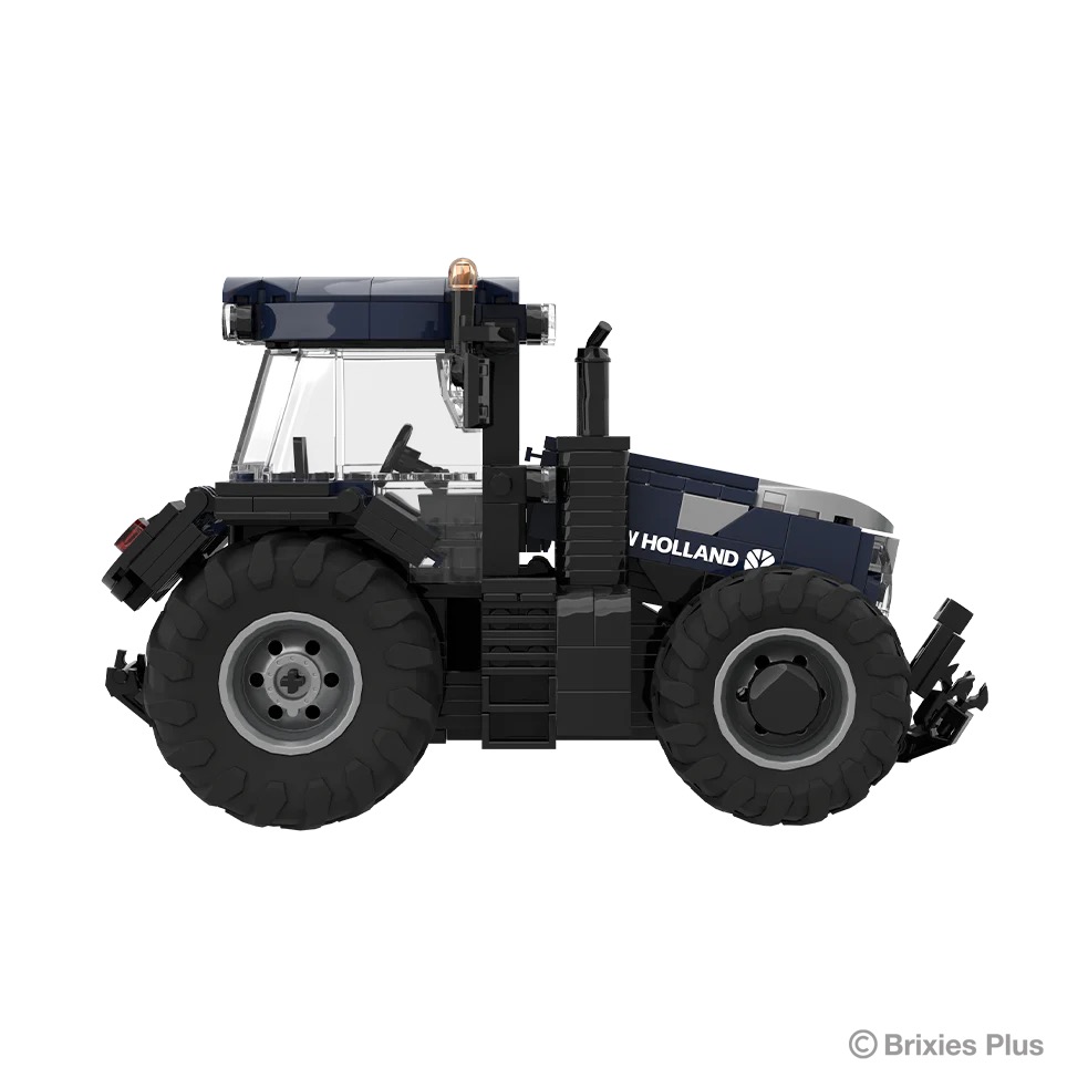 New Holland T7 XD BRIXIES Plus Klemmbausteine Modell von Brixies Plus 1:32