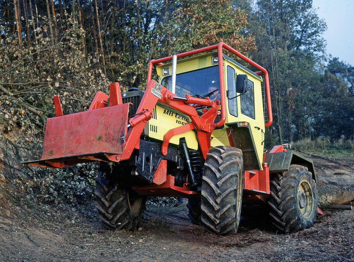 Werner MB-trac im Forst