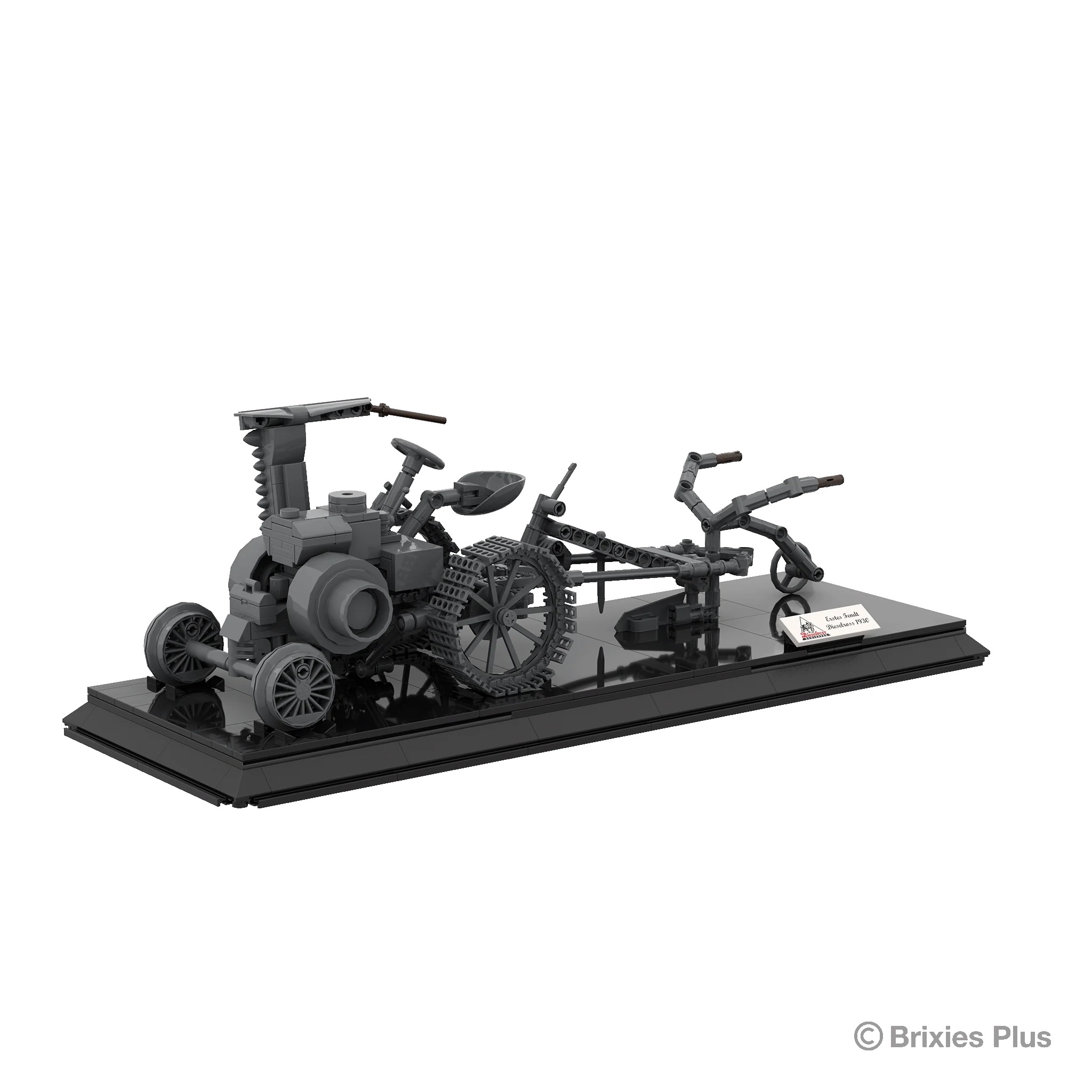 BRIXIES Plus Fendt Dieselross 1930 Limited Edition (grau) Modell von Brixies Plus 1:32