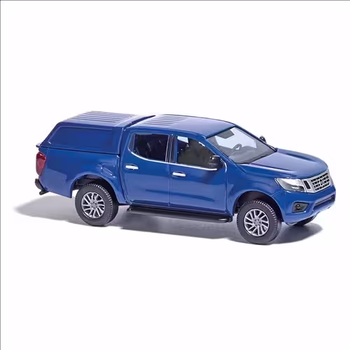 Nissan Nawara Bj. 2015 blau Modell von Busch 1:87 eilbote-onlineshop - Agrarfox