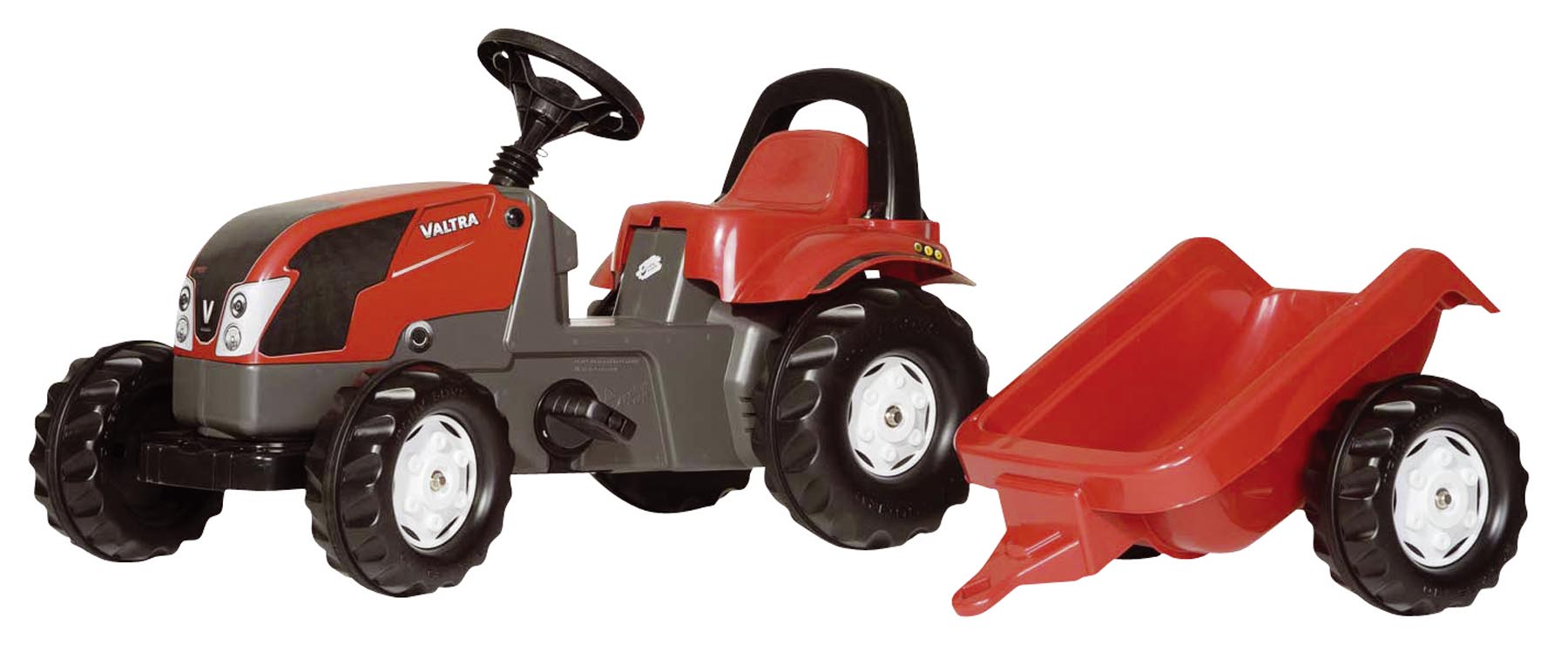 RollyKid Valtra Trettraktor mit Anhänger