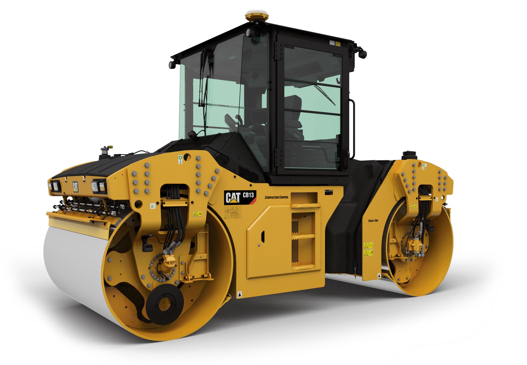 CAT CB-13 Tandem Vibrationswalze mit Kabine Modell von DieCast Masters 1:50