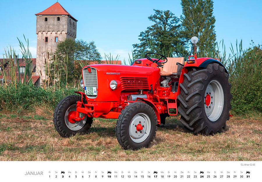 Klassische Traktoren Monatskalender 2027
