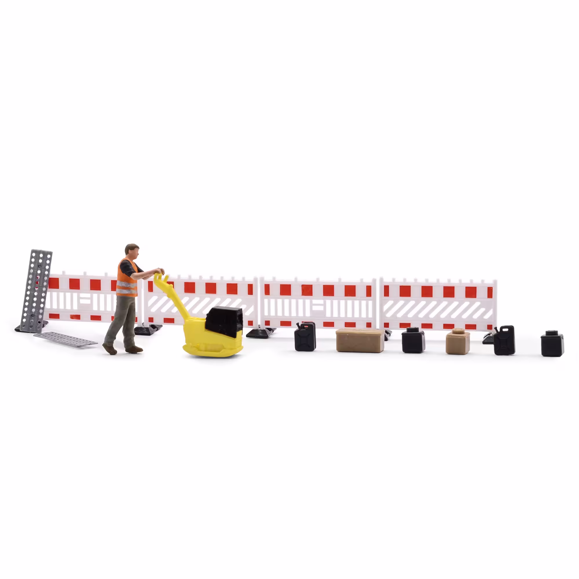 MA76404-1 Artikelname: Action Set: Profi an der Rüttelplatte Originalhersteller:  von Busch im Maßstab: 1:87 Hersteller-Nr: 79899