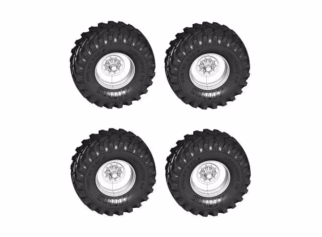 Mitas Agriterra Räder-Set  Modell von AT Collections 1:32 eilbote-onlineshop - Agrarfox